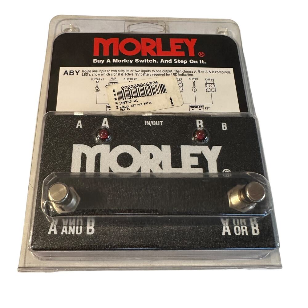 Morley Gold Series ABY Switcher Black Brand New Sealed